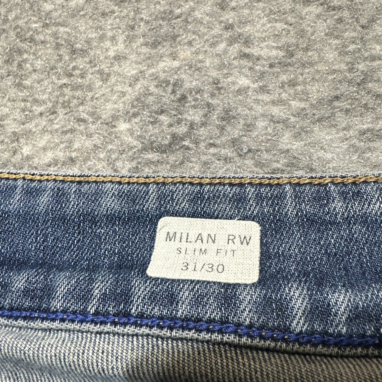 Tommy Hilfiger Milan Women's Distressed Slim Jeans Size 31/30 Blue Denim