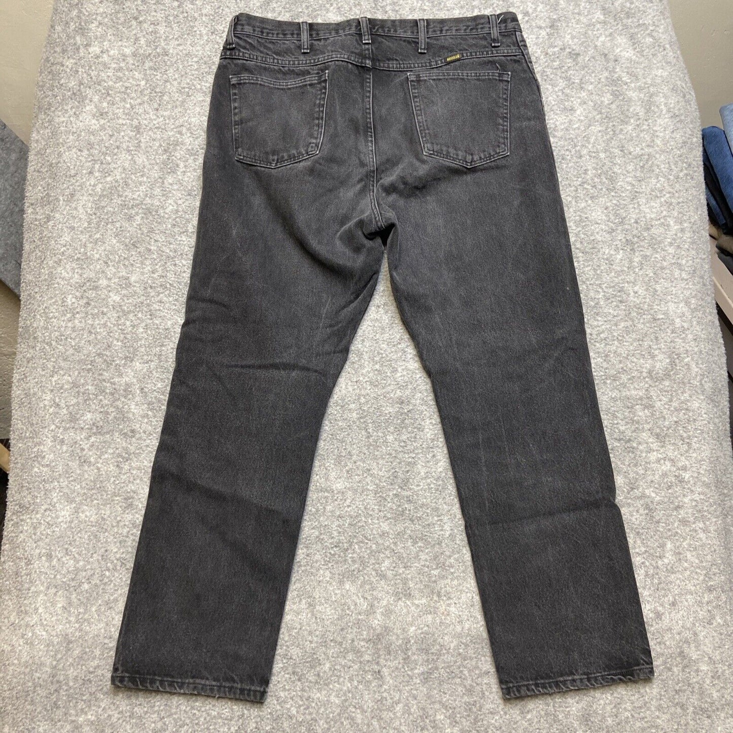 Wholesale Lot of 4 Rustler Grade A / B Work Jeans Size 40x32 Blue Black