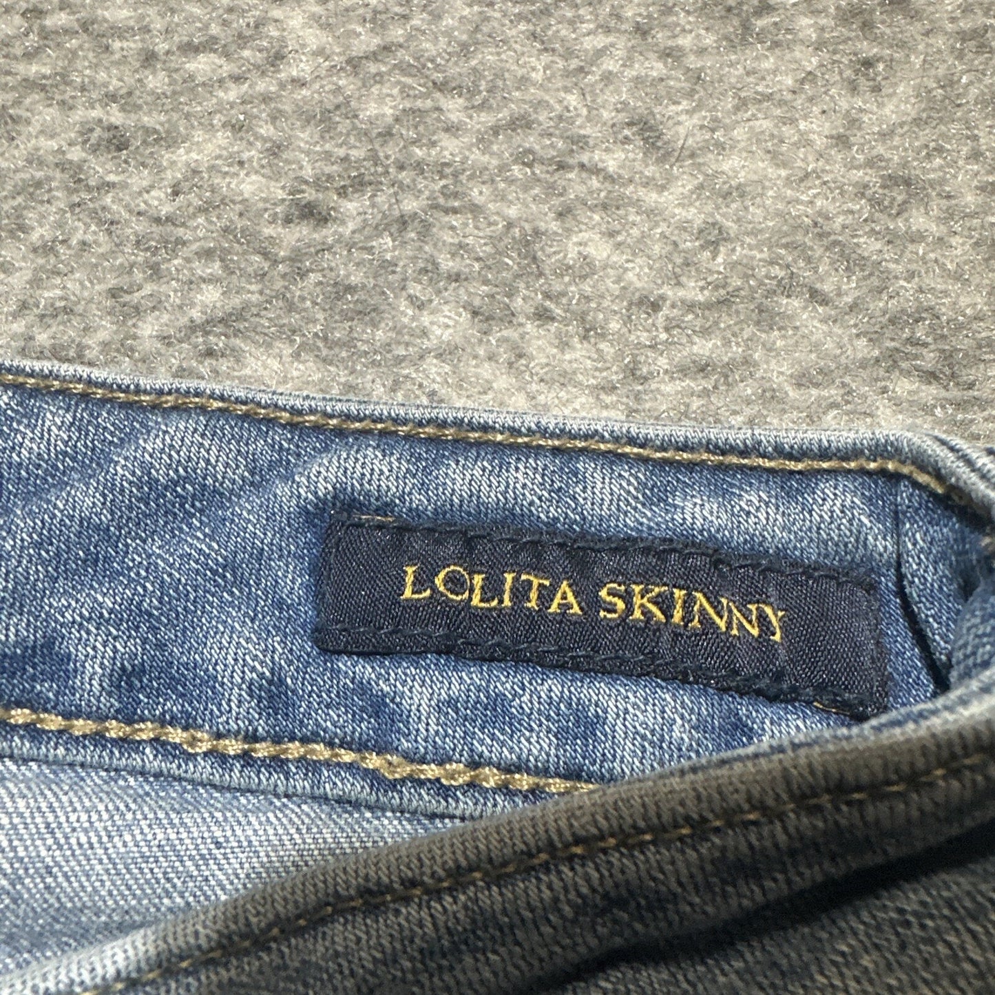 Lucky Brand Lolita Skinny Women's Distressed Jeans Size 2/26 Light Blue Denim