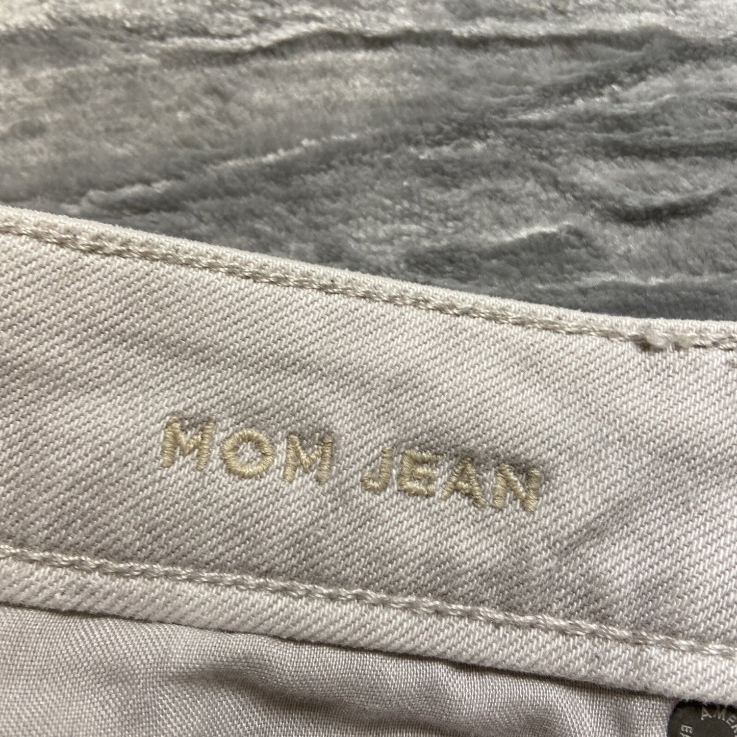 American Eagle Outfitters Mom Jean Distressed Skinny Jeans Women's Size 12 Gray