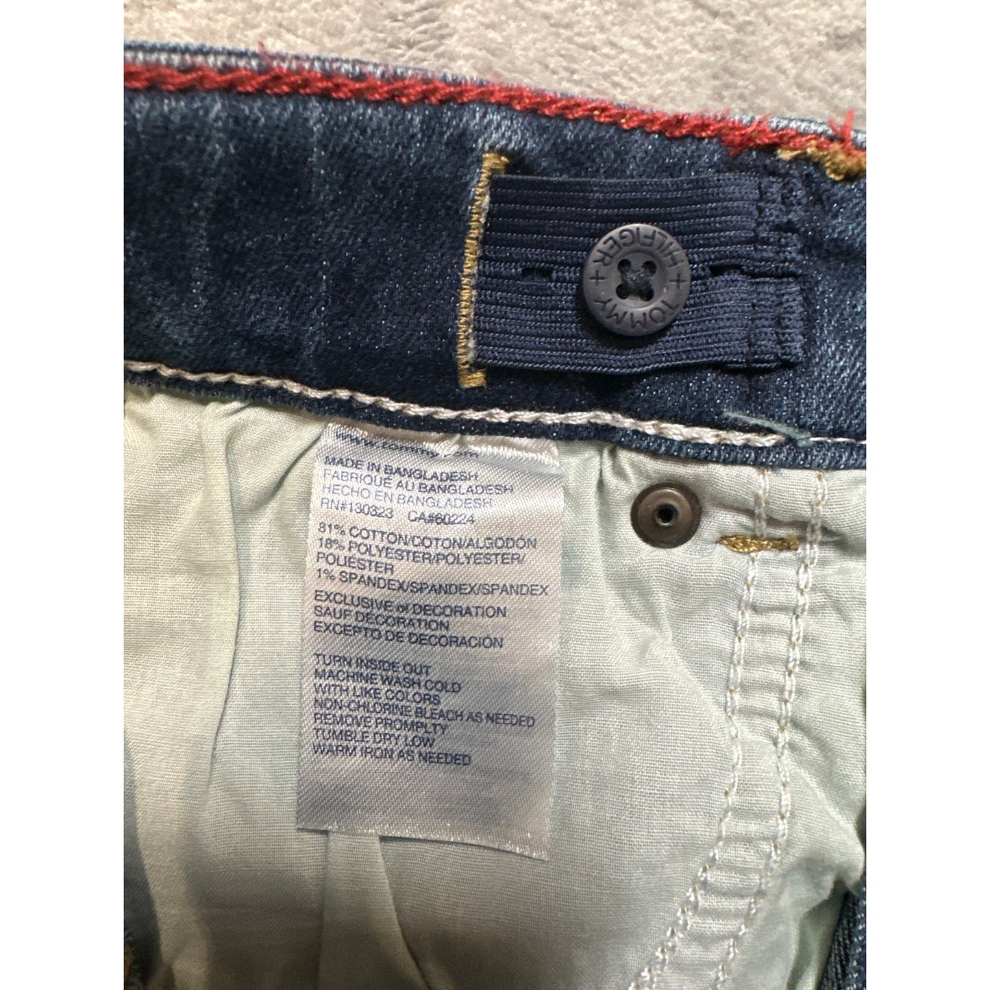 New Tommy Hilfiger Shorts Men's Size 12 Blue Denim