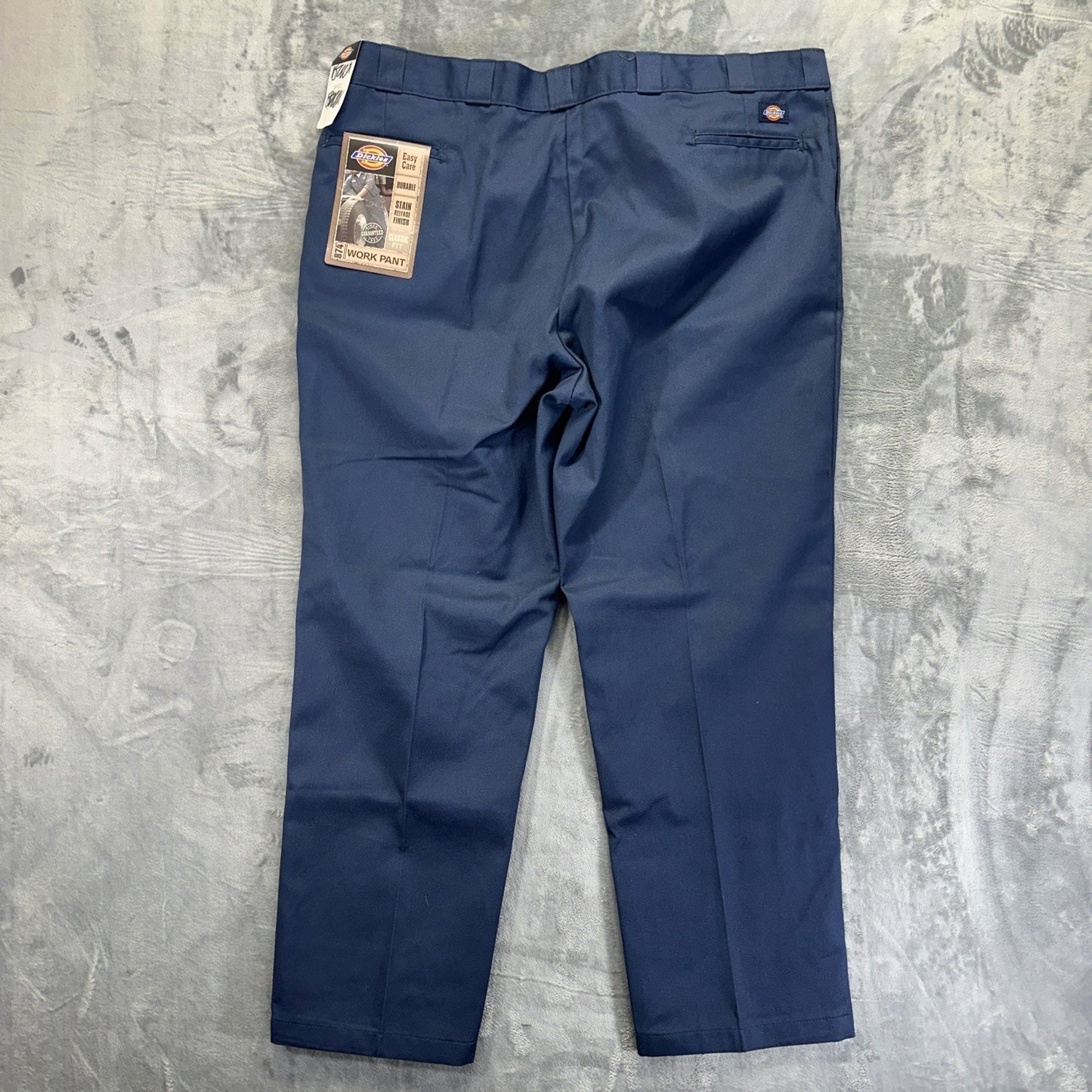 New Dickies 874 Flat Front Scotchgard Work Pants Men's Size 46x32 Dark Blue