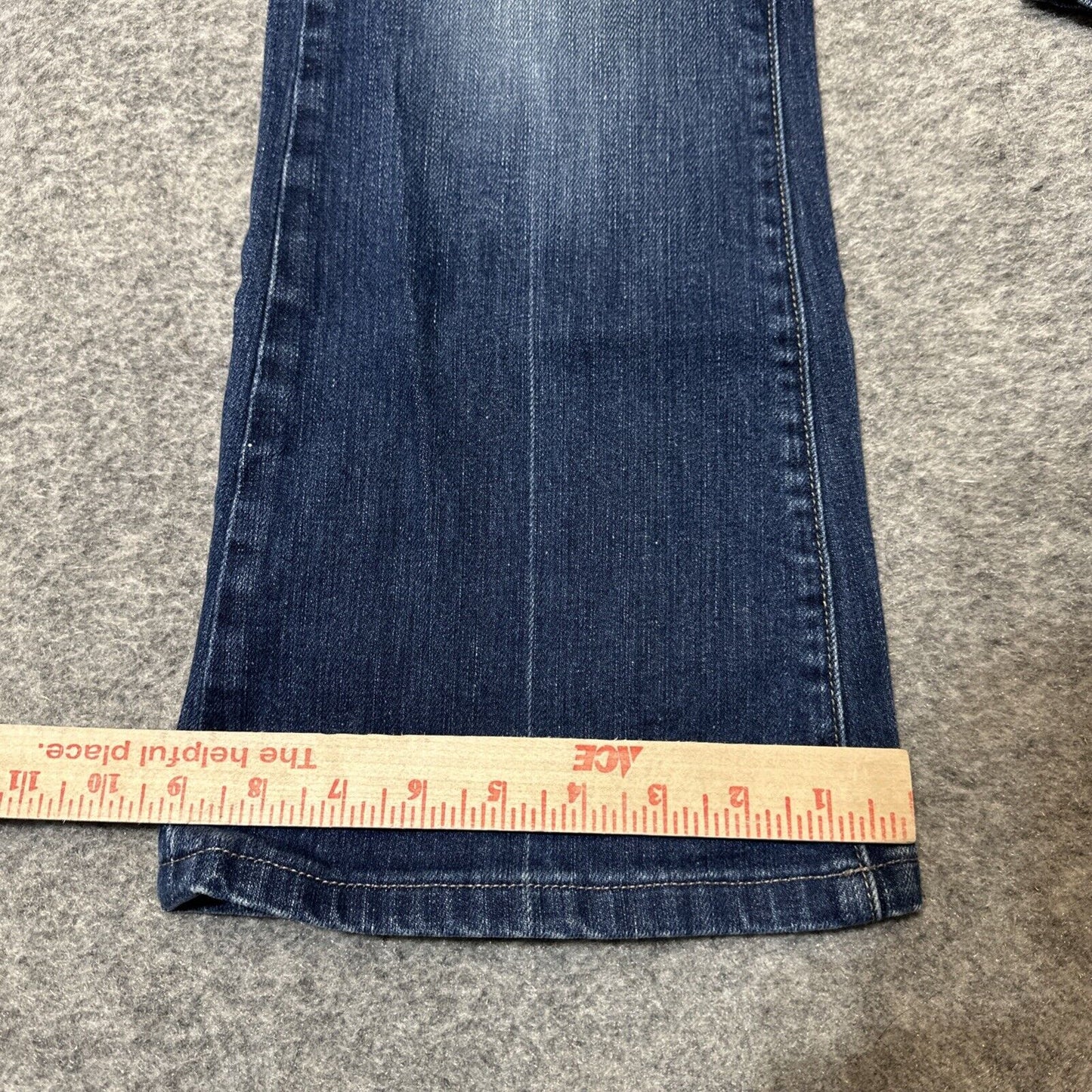 Paige Robertson Cropped Flare Jeans Women's Size 27 Blue Dark Wash Denim