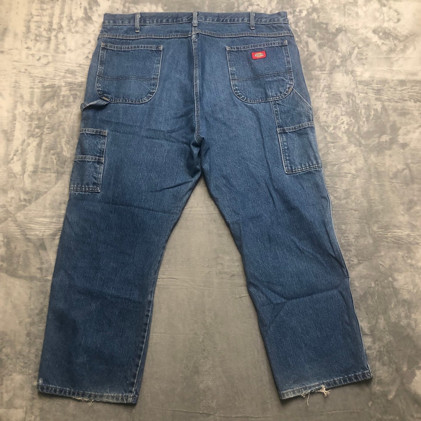 Dickies Carpenter Straight Jeans Men's Size 42x30 Blue Denim