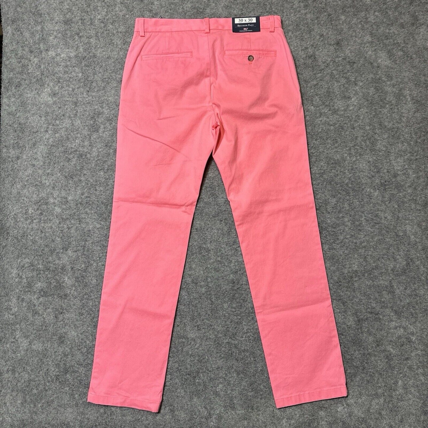 New Vineyard Vines Breaker Pant Men's Size 30x30 Pink Papaya Passion Chinos
