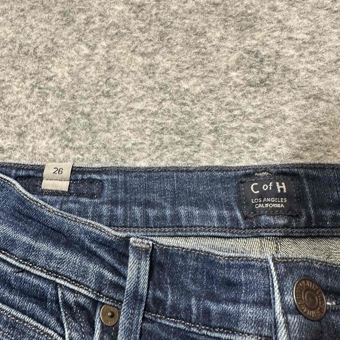 Citizens of Humanity Rocket Crop Petite High Rise Skinny Jeans Dark Womens 26