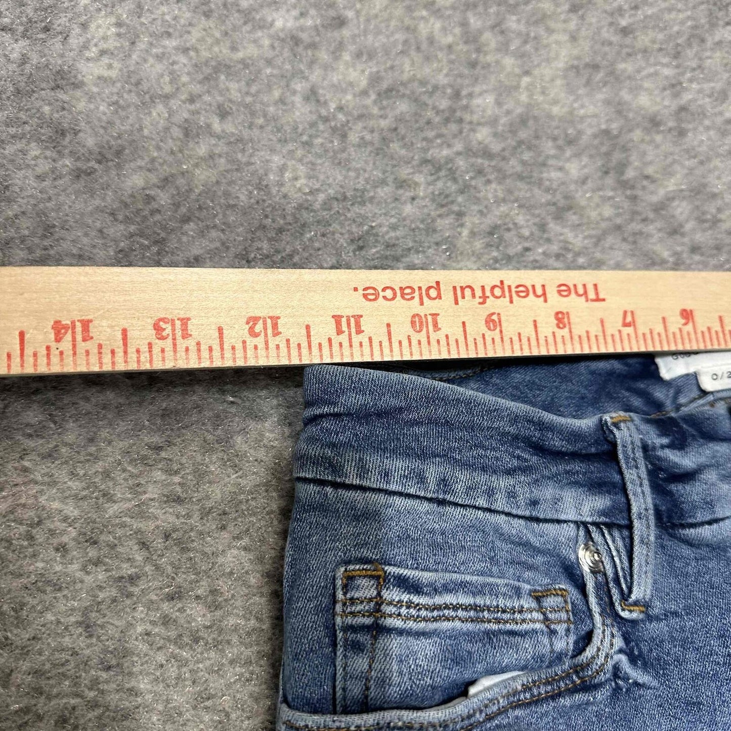 Good American Women's Distressed Skinny Jeans Size 0/25 Blue Denim
