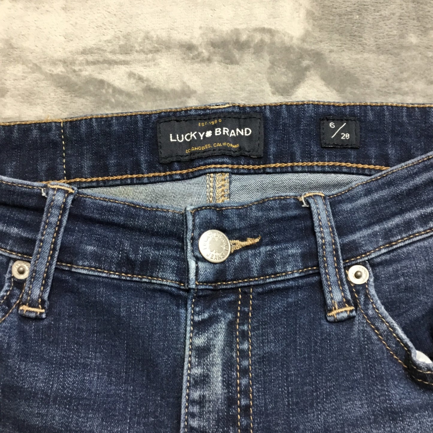 Lucky Brand Ava Skinny Jeans Women's Size 26 Dark Blue