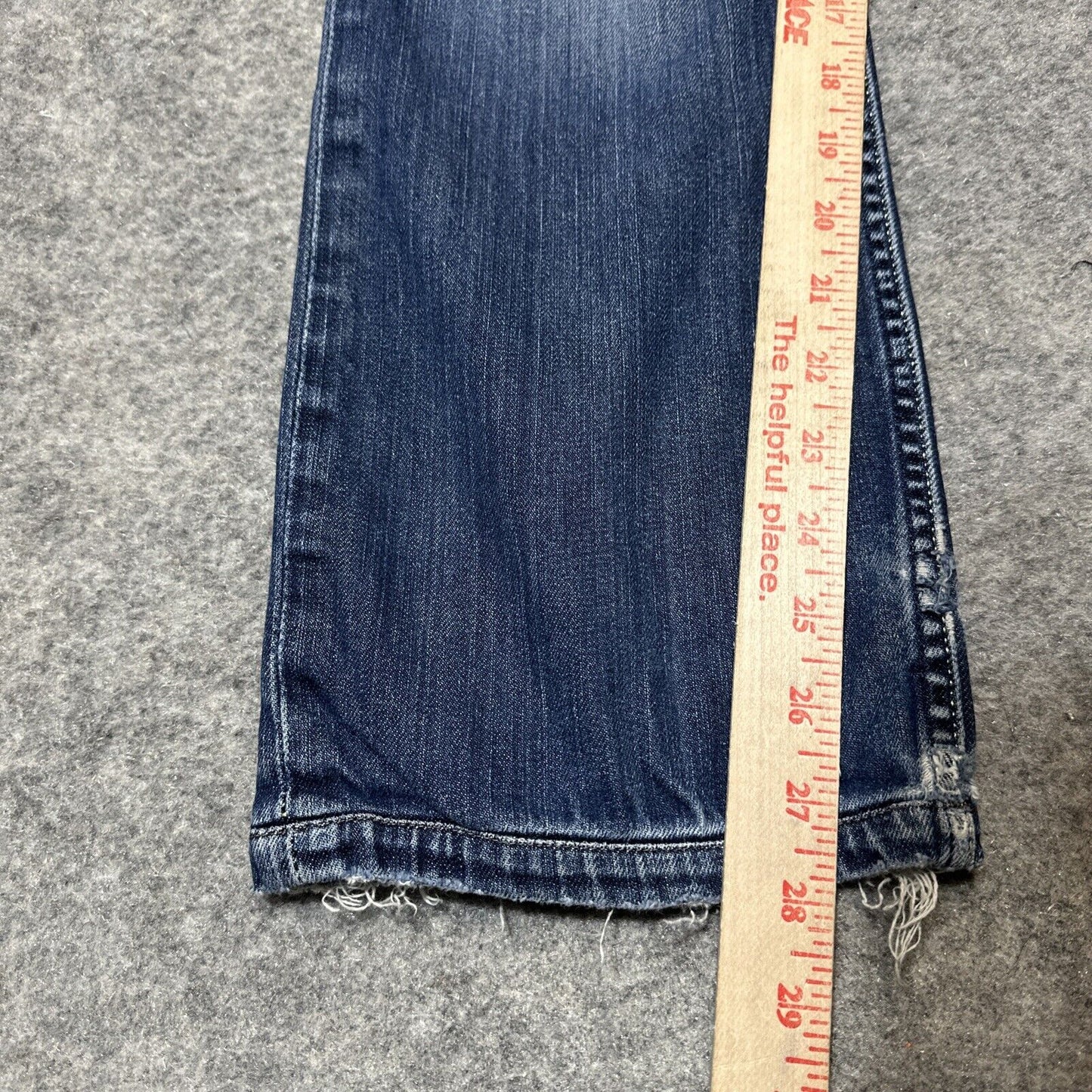 Levi's L531 Men's Distressed Straight Jeans Size 32x29 Blue Dark Denim