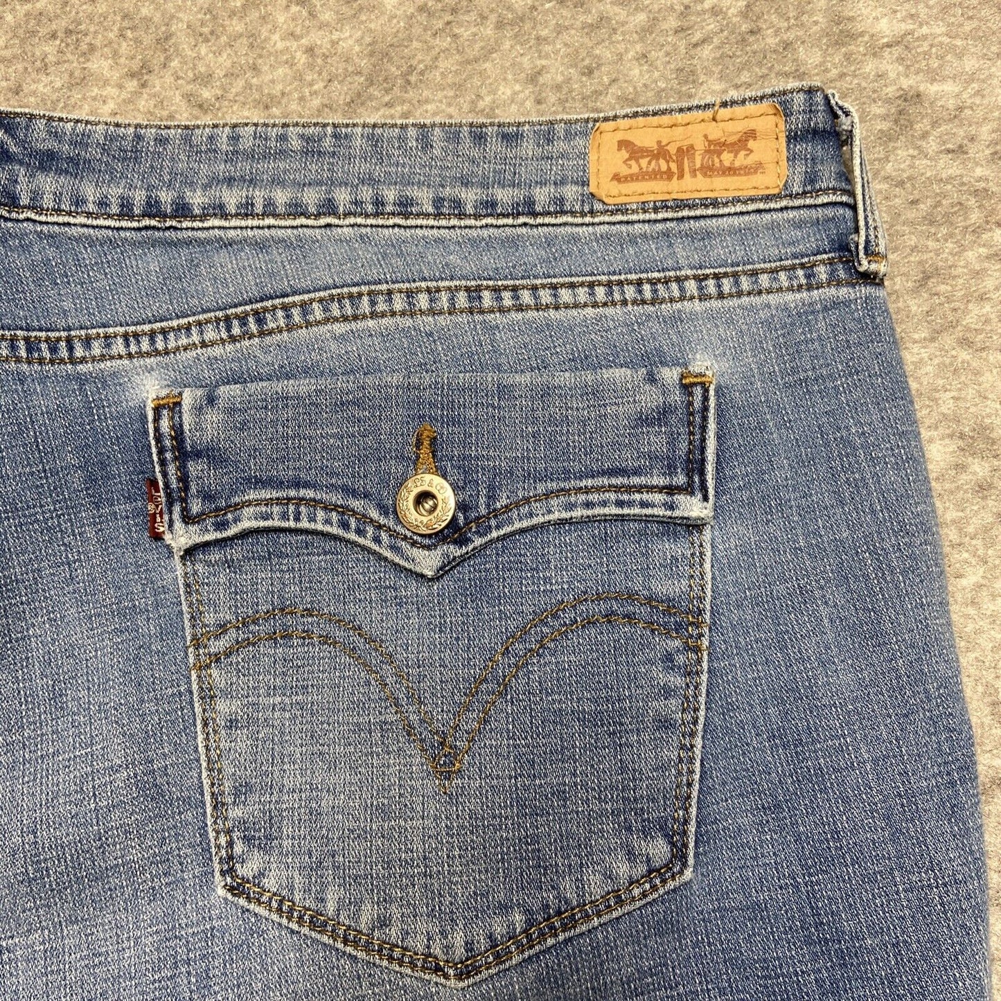 Levi's 590 Bootcut Jeans Women's Size 20W Blue Denim