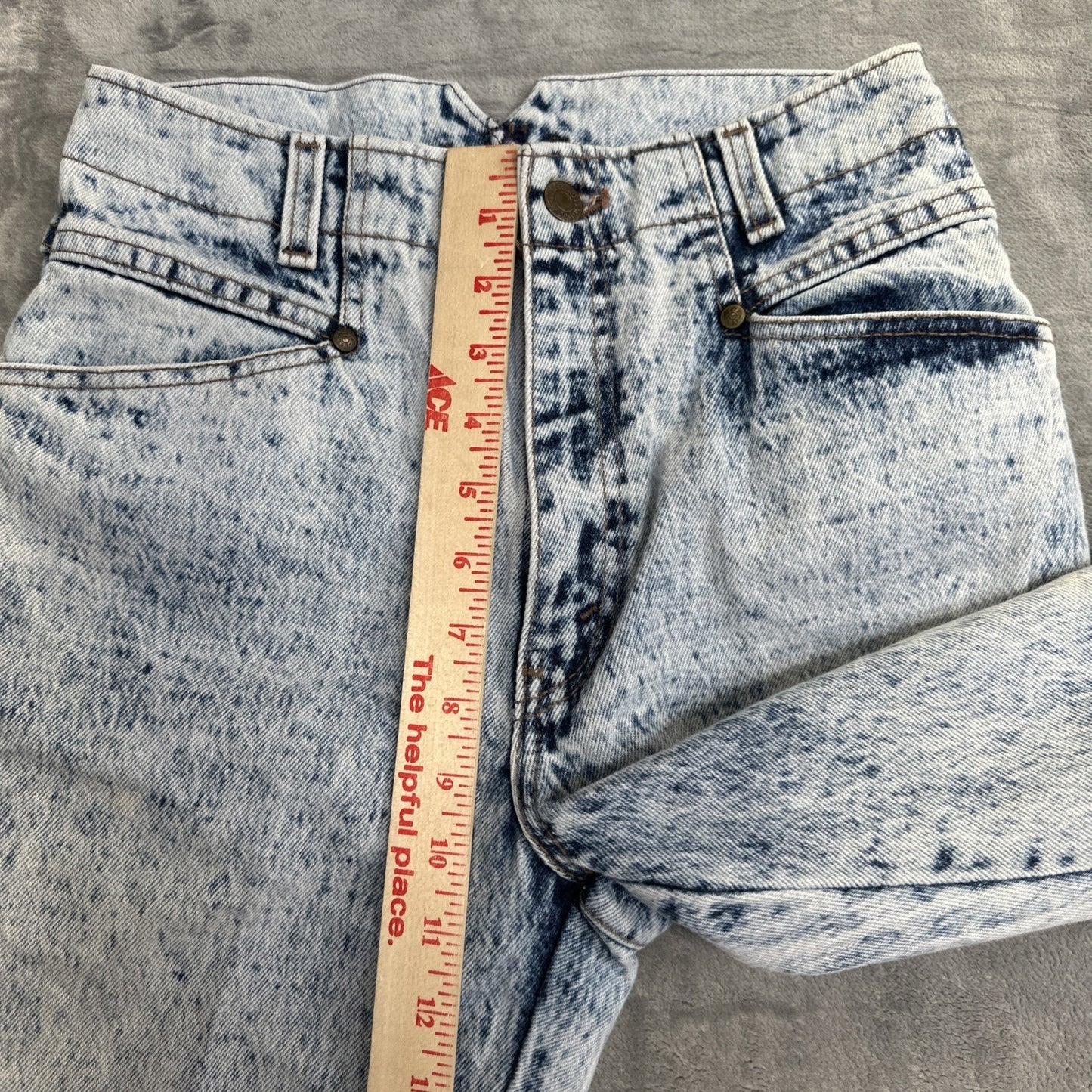 Vintage Levi's 900 Series Straight Jeans Women's Size 9 Blue Acid Wash Denim