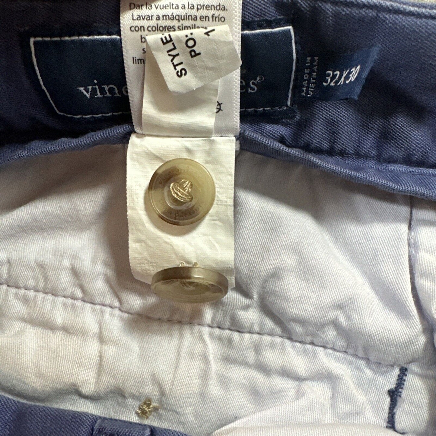 Vineyard Vines Breaker Pant Chino Pants Men's Size 32x30 Blue Pants
