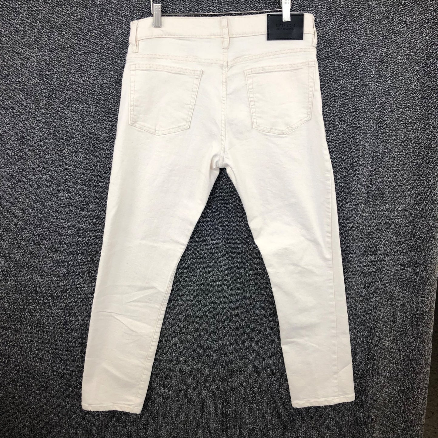 Slate & Stone Men's Crosby Straight Jeans Size 33x32 White Denim