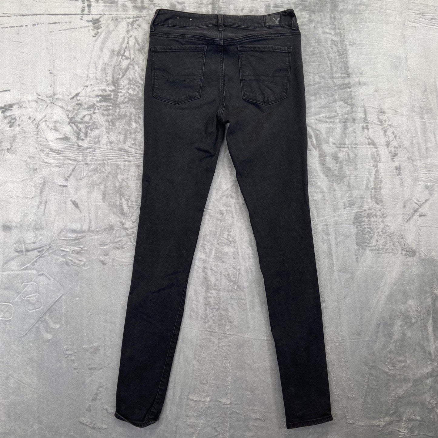 American Eagle Women's Hi-Rise Jegging Super Stretch Black Size 2 #534424