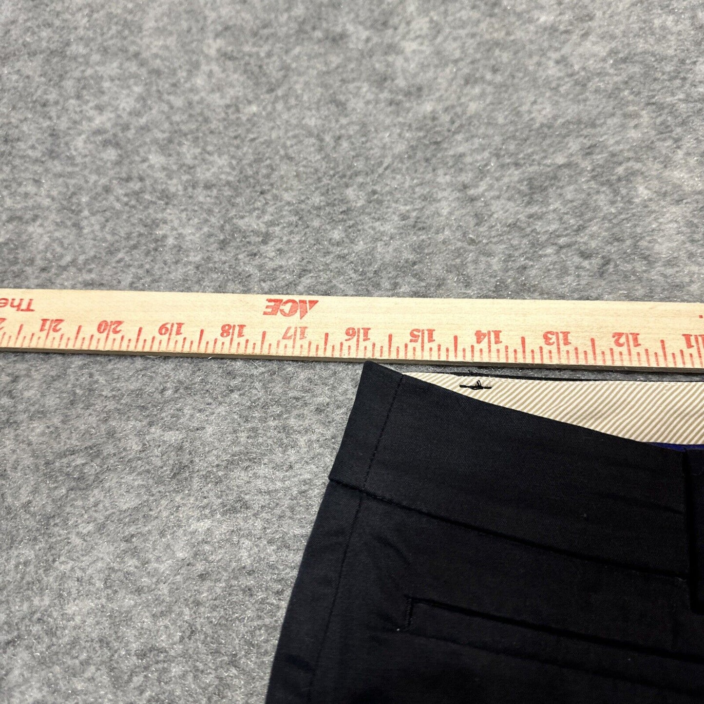 Talbots The Perfect Crop Women's Dress Pants Size 6 Black Dark Wash Denim