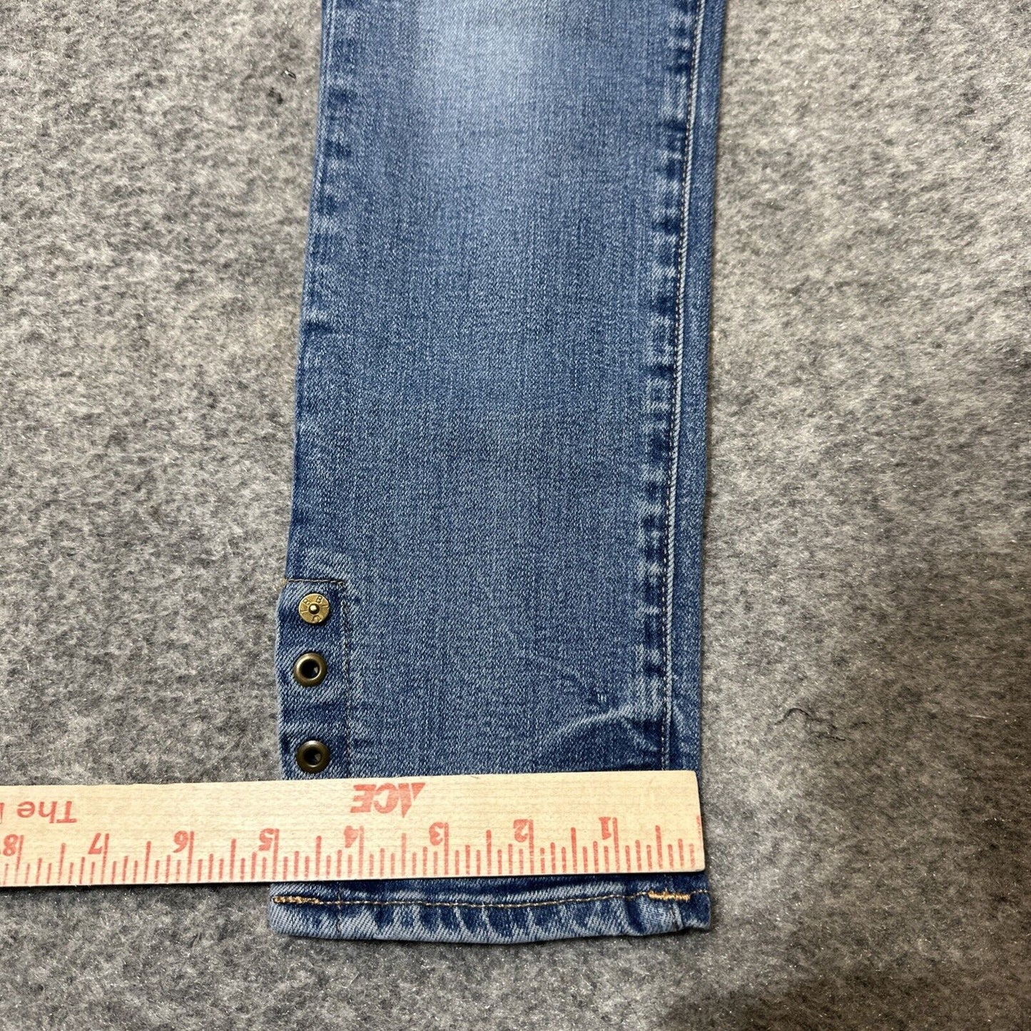 True Religion Casey Low Rise Super Skinny Jeans Women's Size 24 Light Blue Denim
