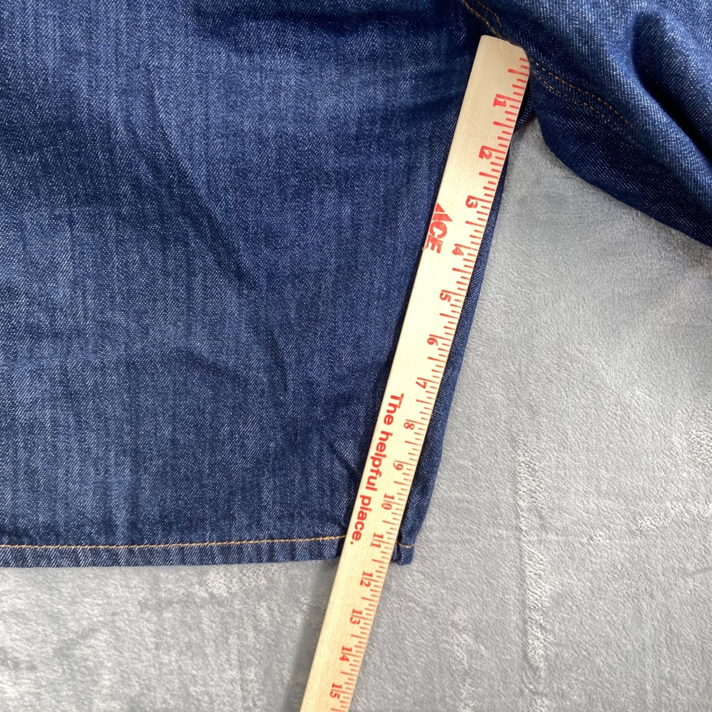 Levi's Denim Shorts Men's Size 50 Blue Dark Wash Jorts 11"