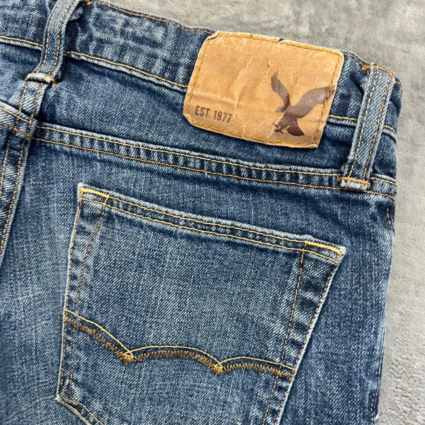American Eagle Outfitters Men's Skinny Jeans 28/30 Blue Medium Wash Denim