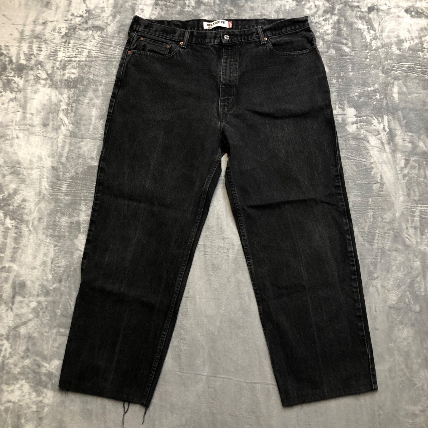 Lot of 2 Levi's 550 Work Jeans Men's Size 42x30 Black Blue Grade A/B Denim
