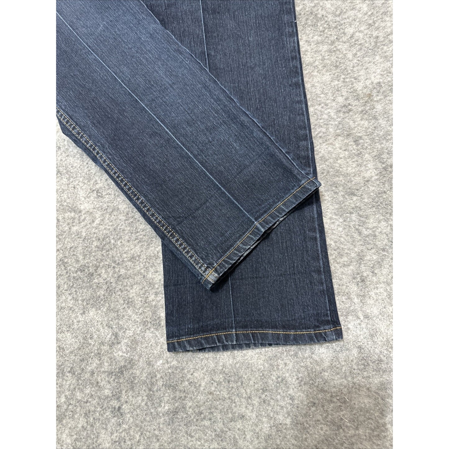 Fubu Women's Straight Leg Jeans Size 15/16 Blue Dark Denim