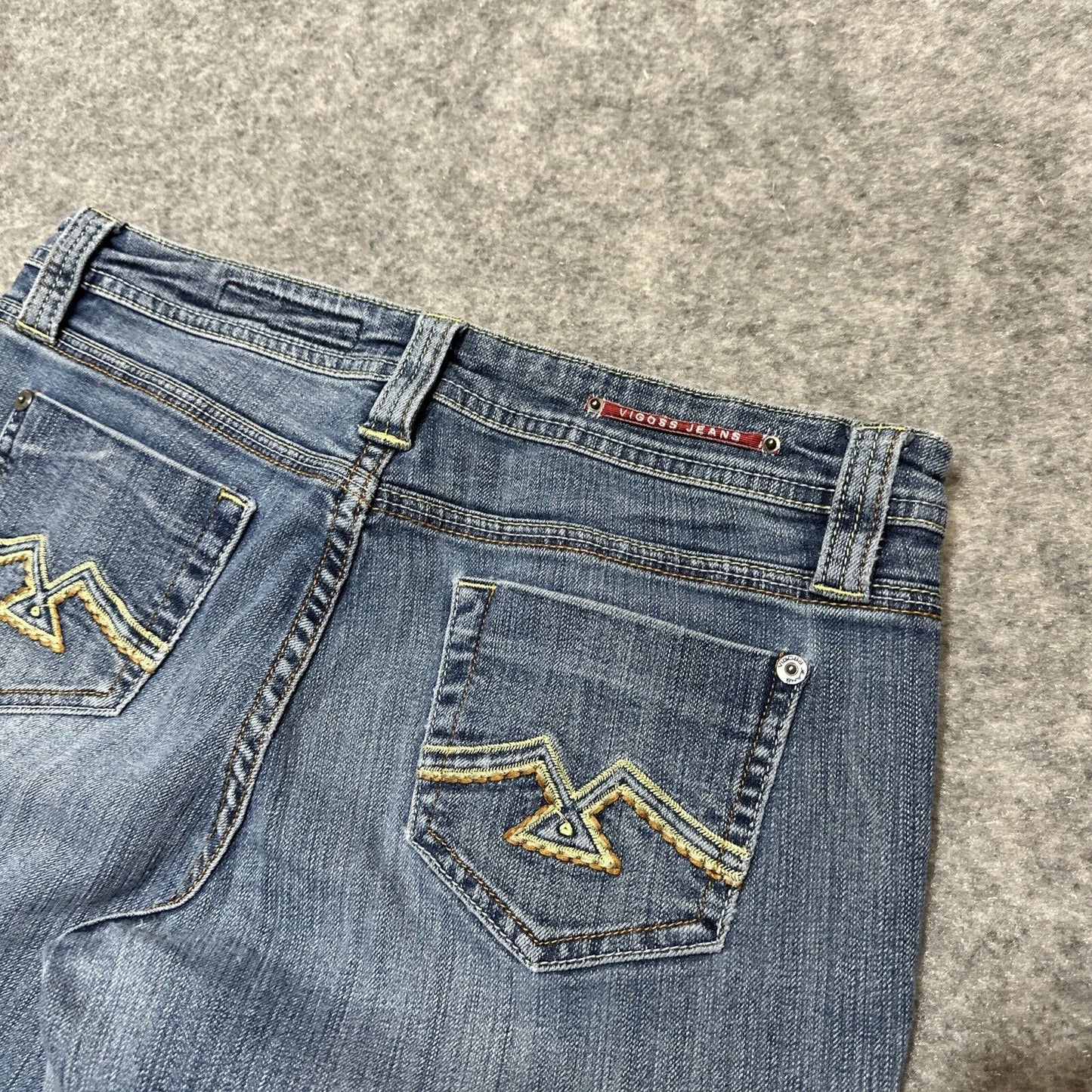 Vintage Vigoss Women's Bootcut Jeans Size 9/10 Blue Medium Wash Denim