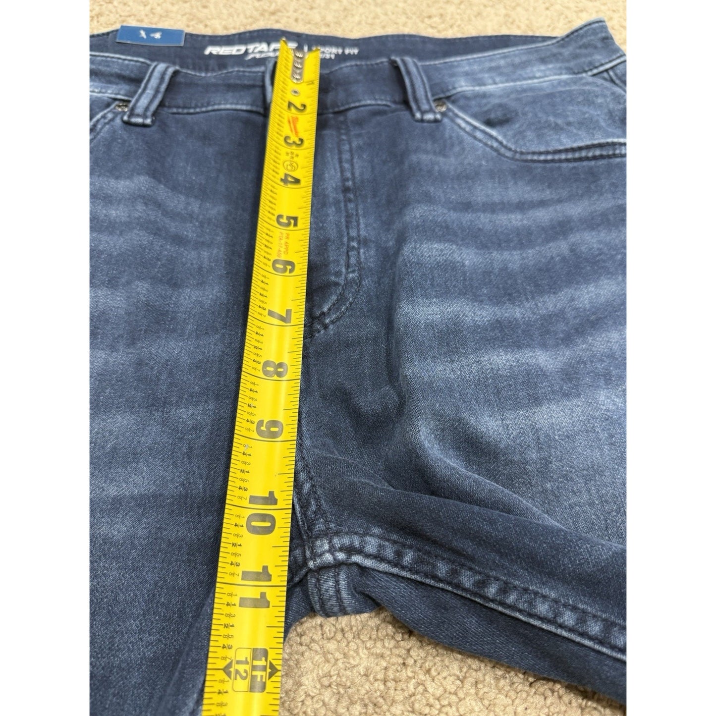 Redtape Men's Blue Denim Jeans Skinny Flow+ Sport Fit Size 32x31