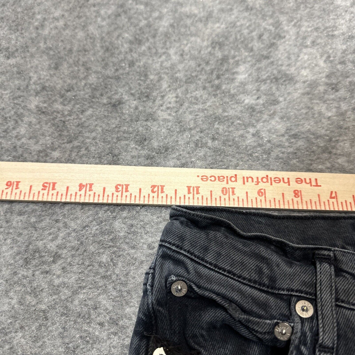 Agolde Women's Skinny Jeans Size 25 Black Dark Wash Denim