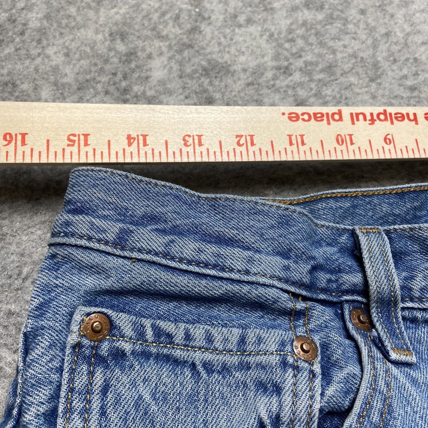 Levi's 501XX Original Fit Jeans Men's Size 30x26 Light Blue Button Fly Premium