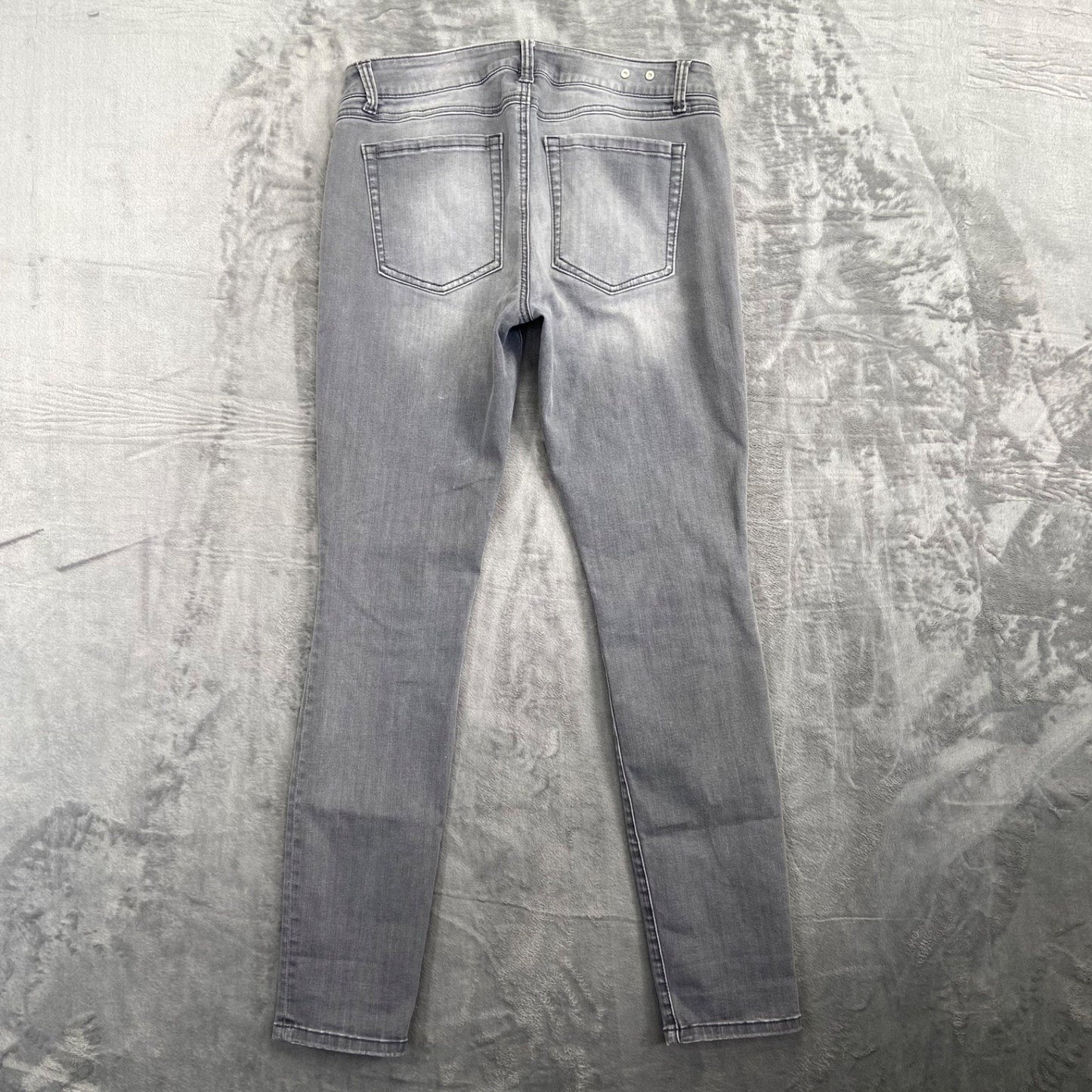 Cabi Skinny Jeans Women's Size 6 Gray Mid Rise