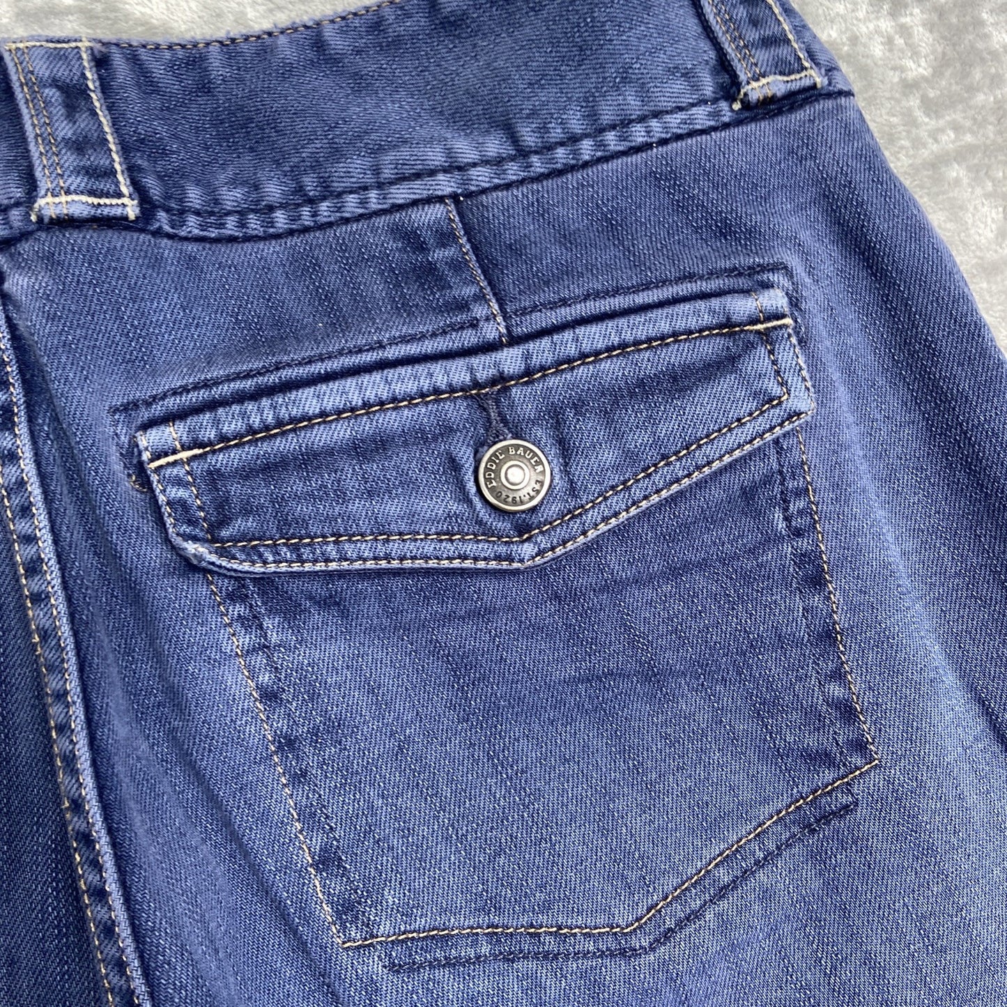 Eddie Bauer Flared Jeans Women's Size 10 Light Faded Purple Denim