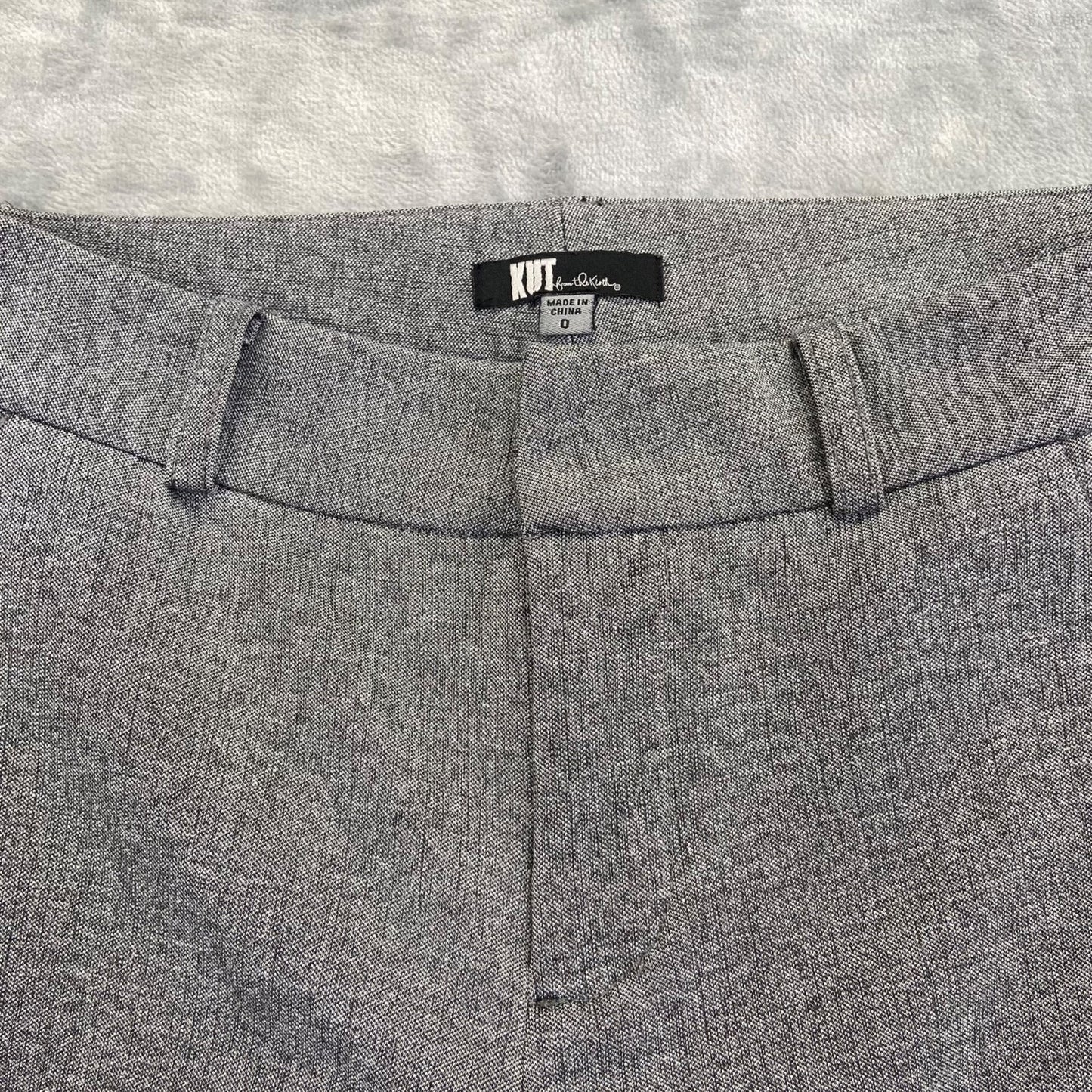 Kut from the Kloth Women's Straight Pants Size 0 Gray