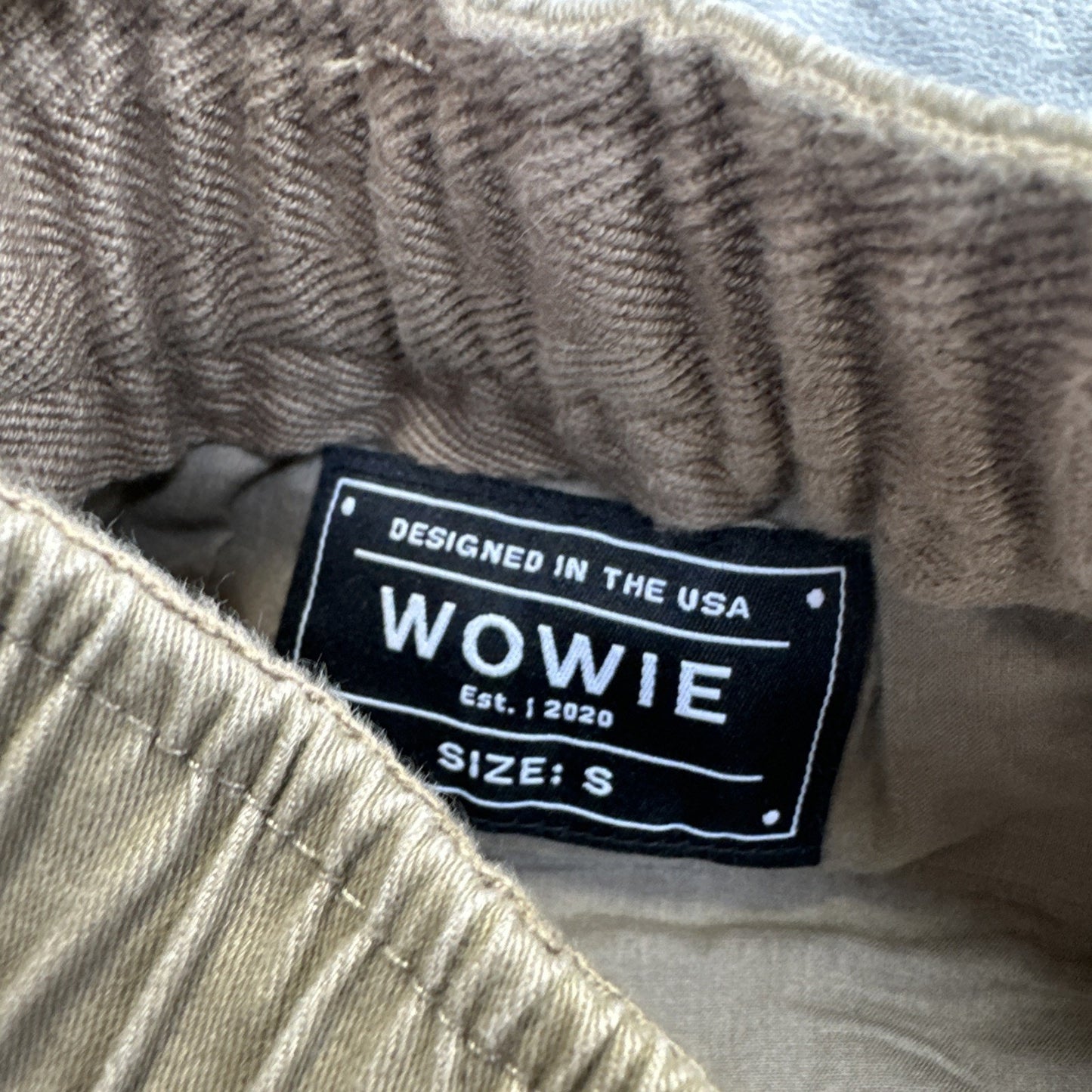 Wowie Joggers Sweatpants Southwestern Men's Size S Khaki Brown