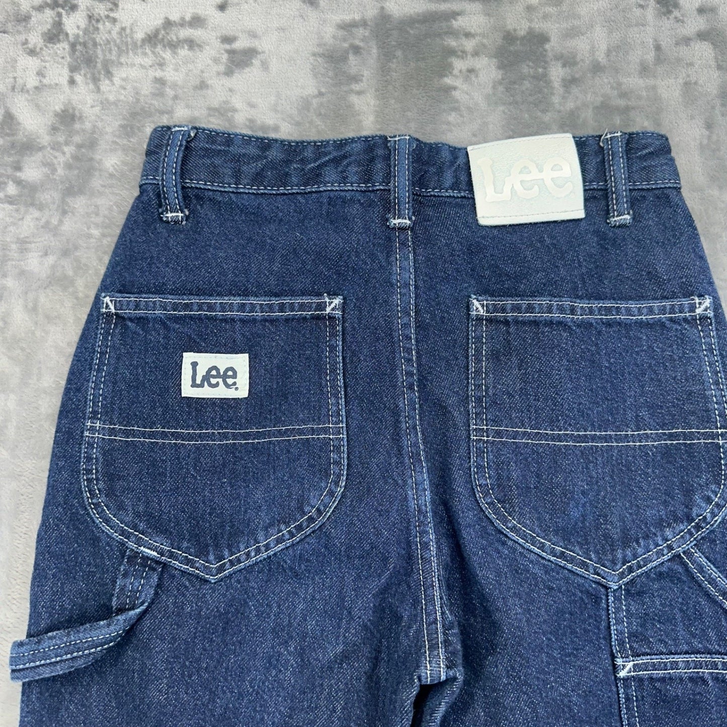 Lee Vintage Modern Women's High Rise Dungaree Jeans 24 Blue