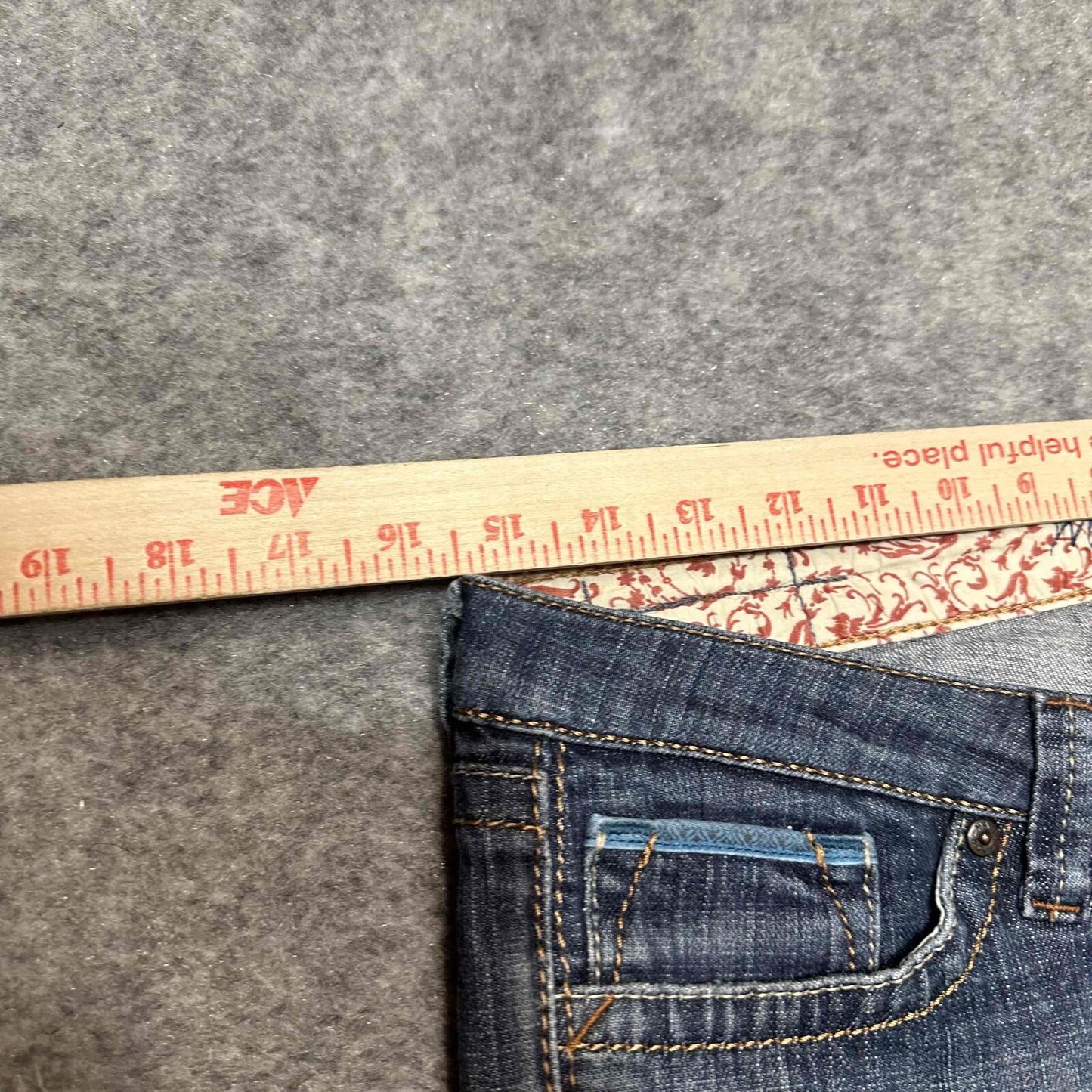Mavi Olivia Women's 5 Pocket Button Closure Bootcut Jeans Size 28x32 Blue Denim