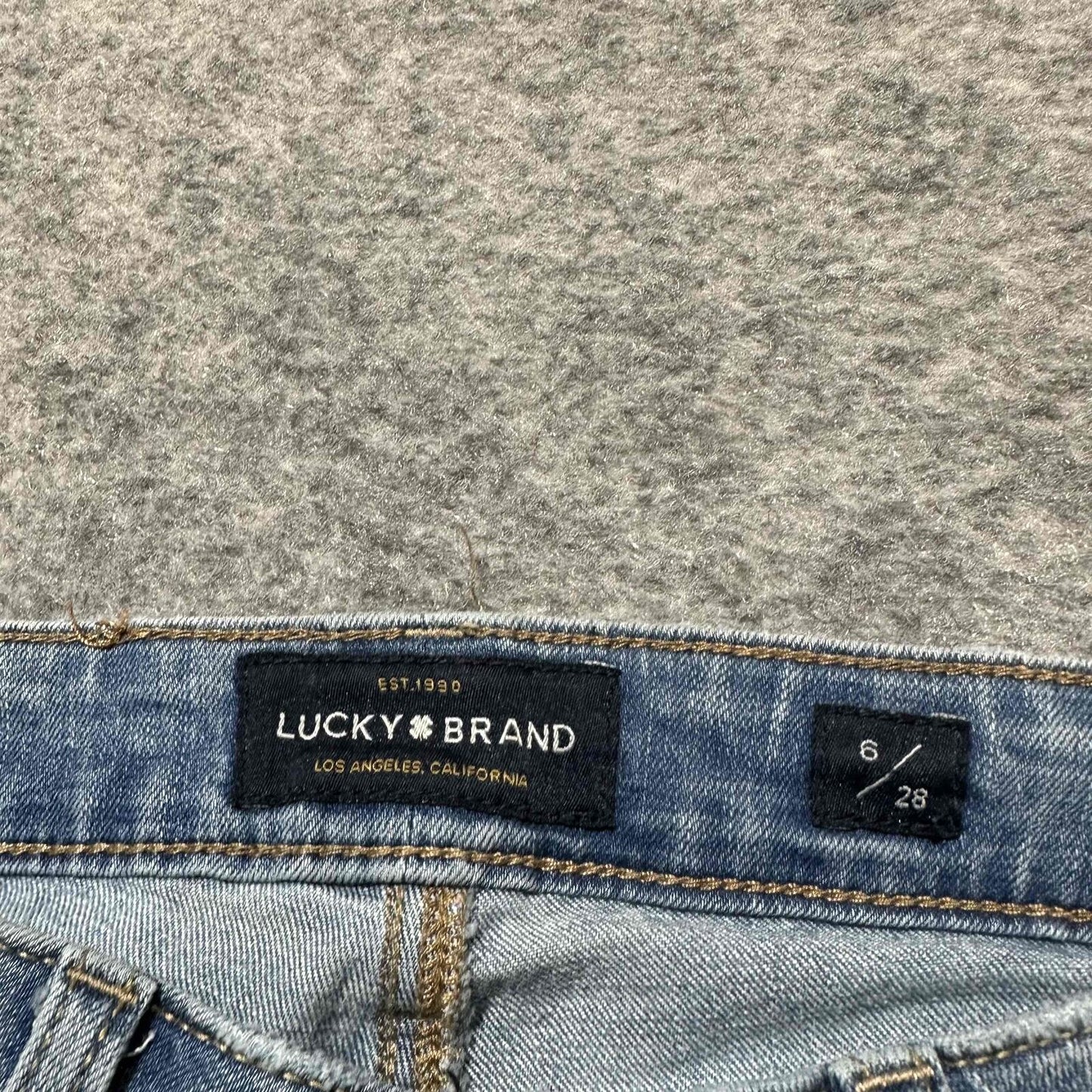 Lucky Brand Hayden Womens Crop Jeans Light Wash Denim Skinny Pants Size 6 28