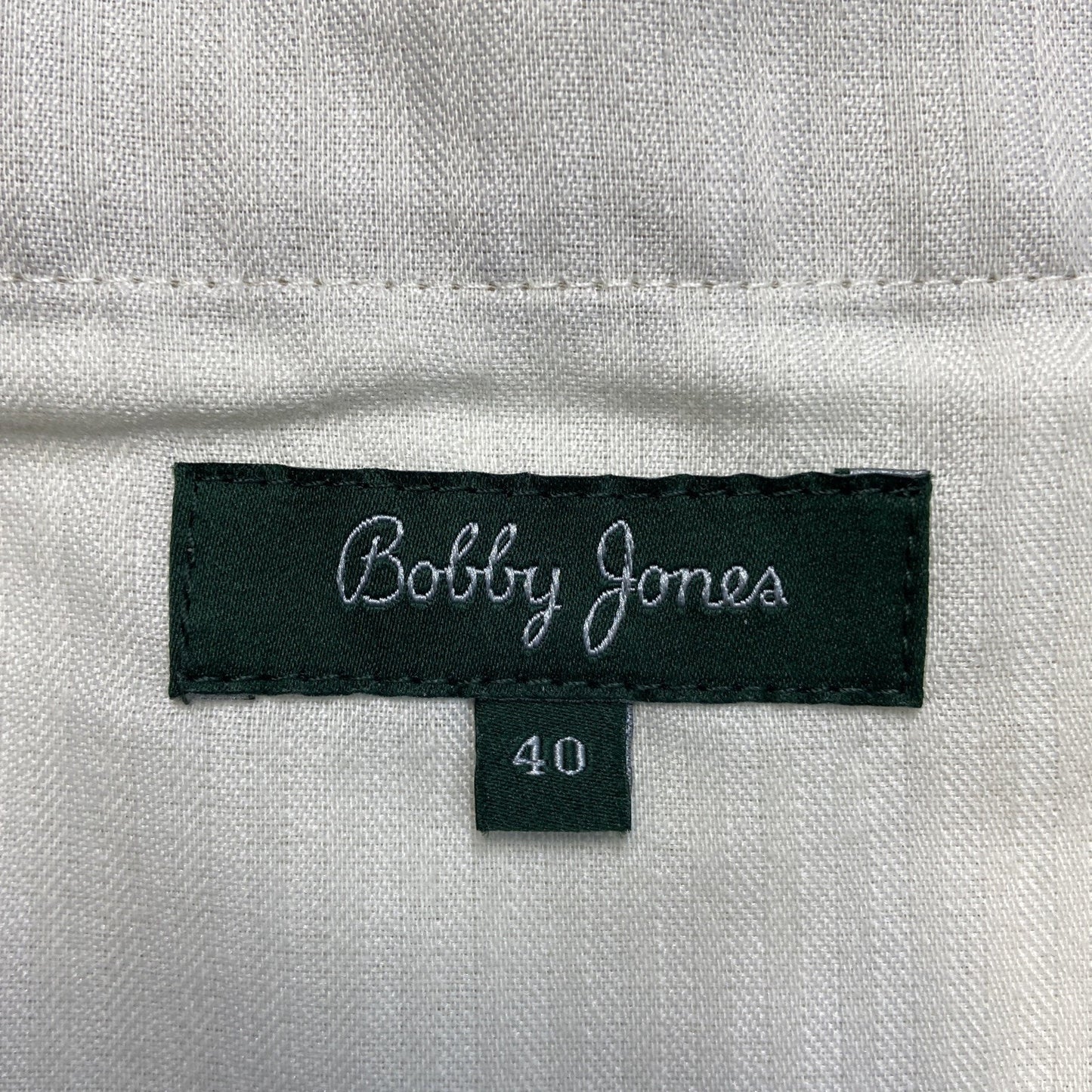 Bobby Jones Peruvian Pima Chino Pants Men's Size 40 Tan Beige Pleated