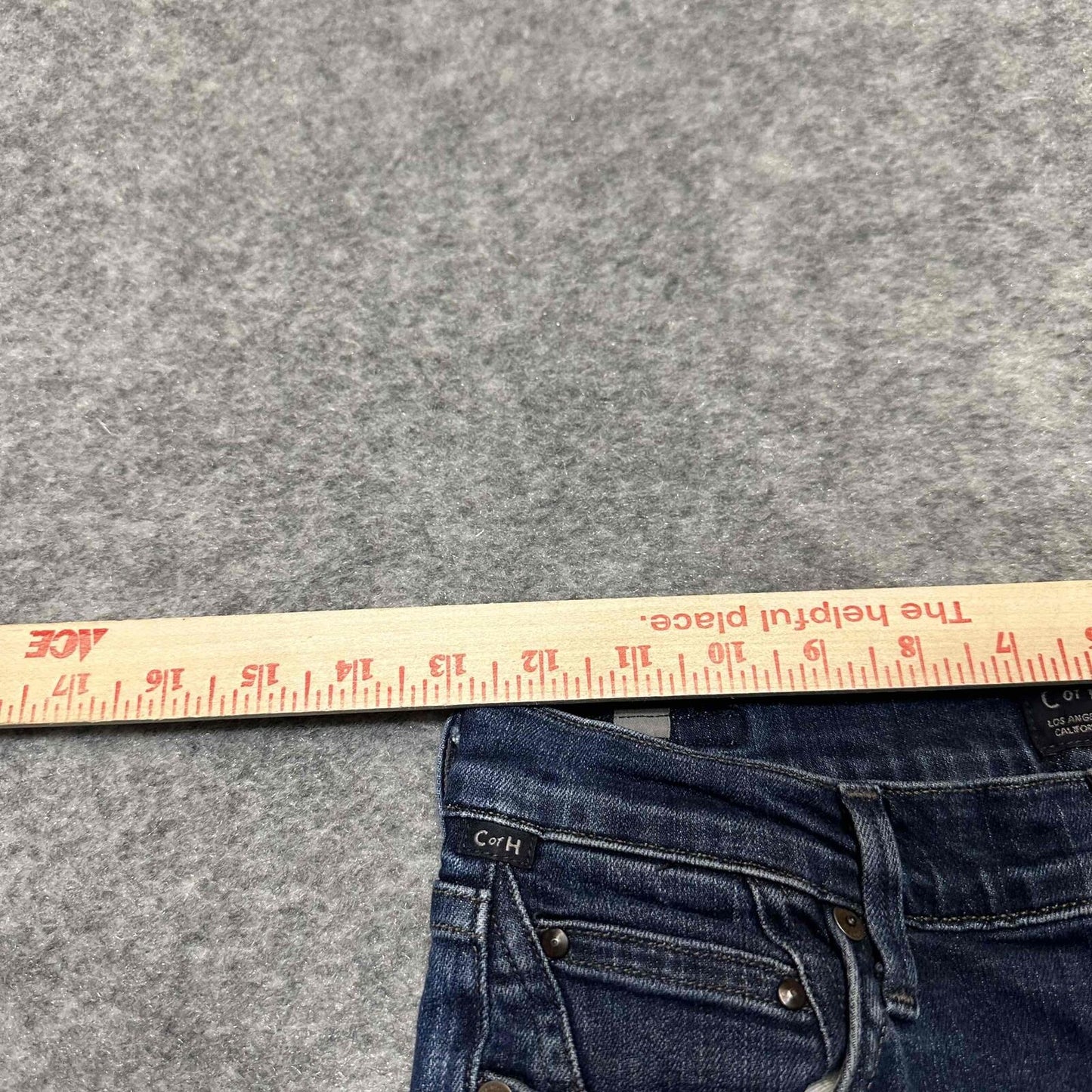 Citizens of Humanity Rocket Crop Petite High Rise Skinny Jeans Dark Womens 26