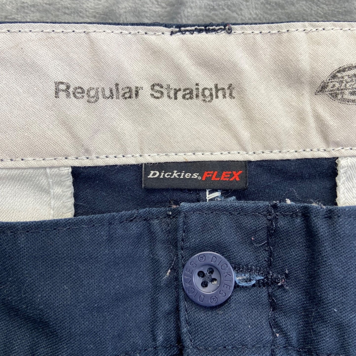 Dickies Men's Regular Straight Cargo Pants 34x34 Navy Blue