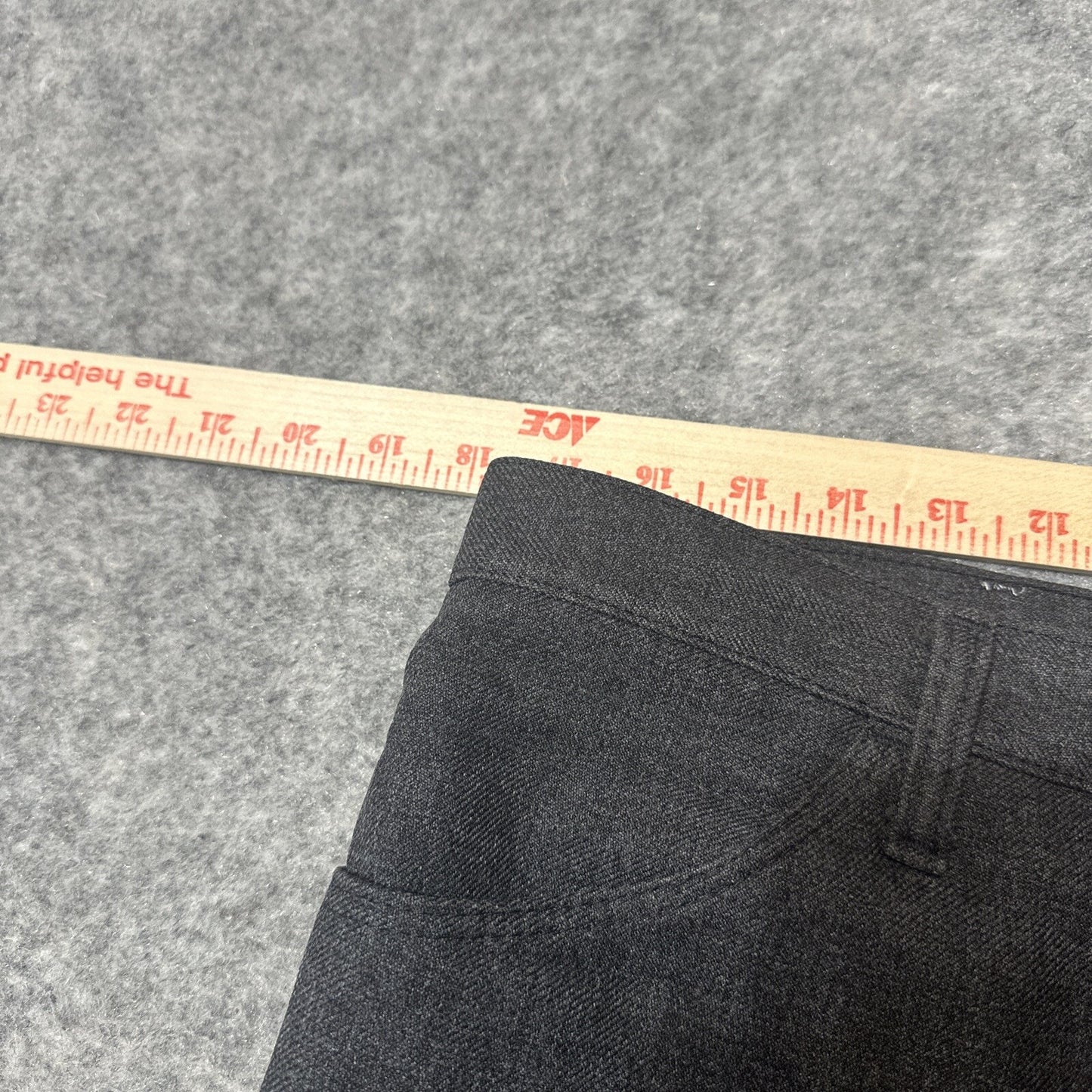 Wrangler 82HK Dress Pants Men's Size 38x29 Black Cotton Pants