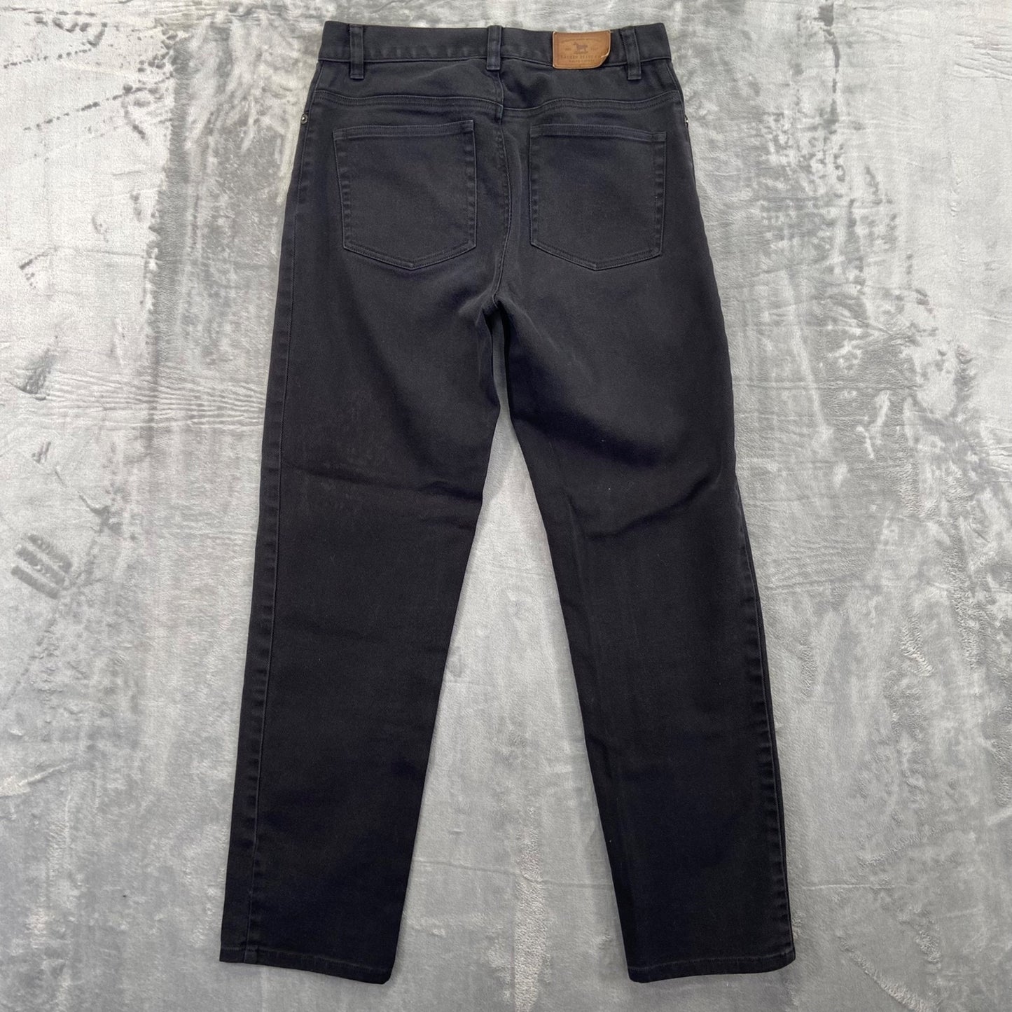 Vintage Lauren Ralph Lauren Jeans Women's Straight Jeans Size 4 Black Denim