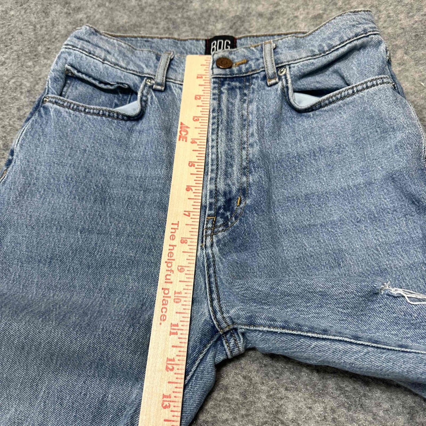 BDG Urban Outfitters Women' Distressed High Rise Flared Jeans Size 26 Blue Denim
