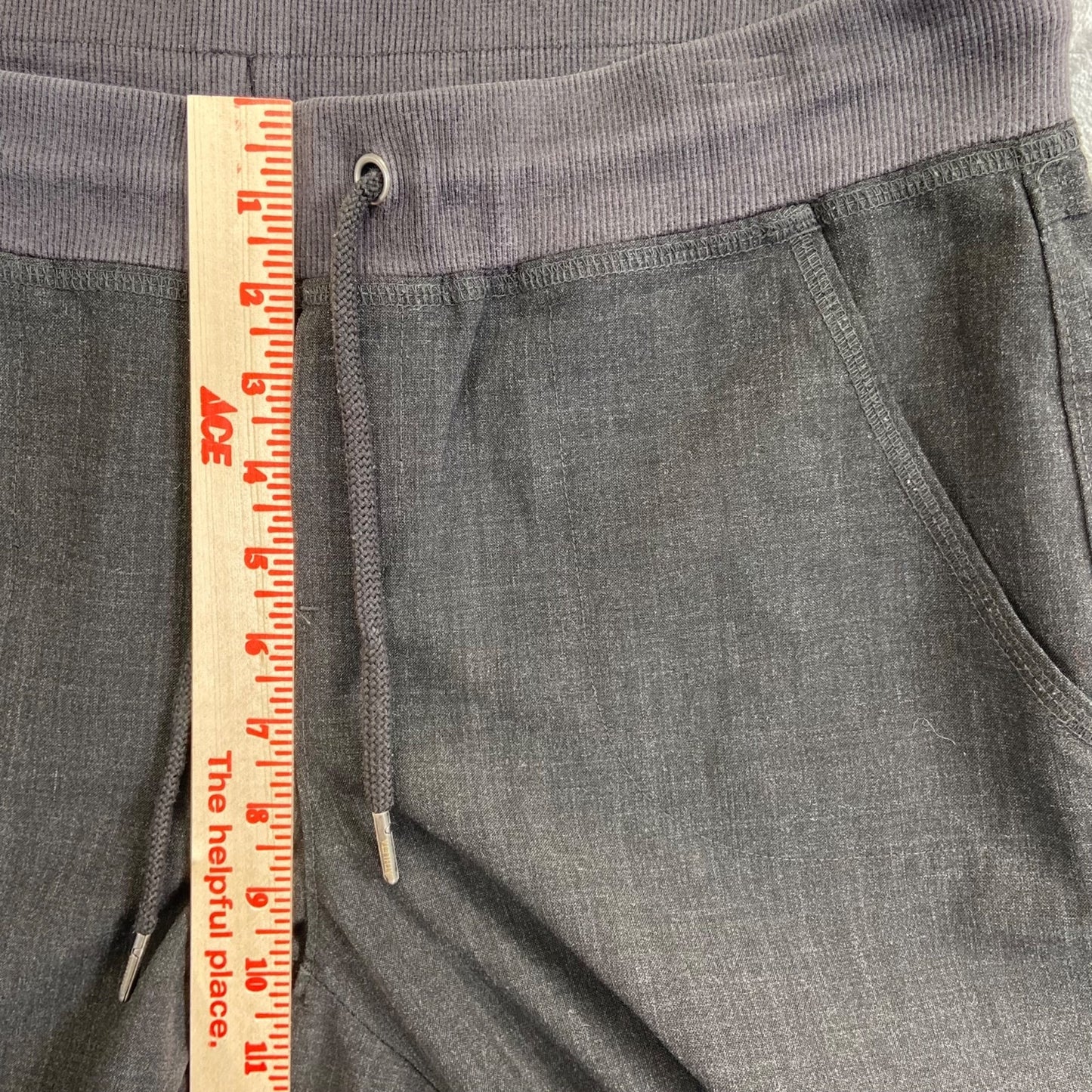 Athleta Women's Jogger Pants Size M Black Cotton Blend Casual