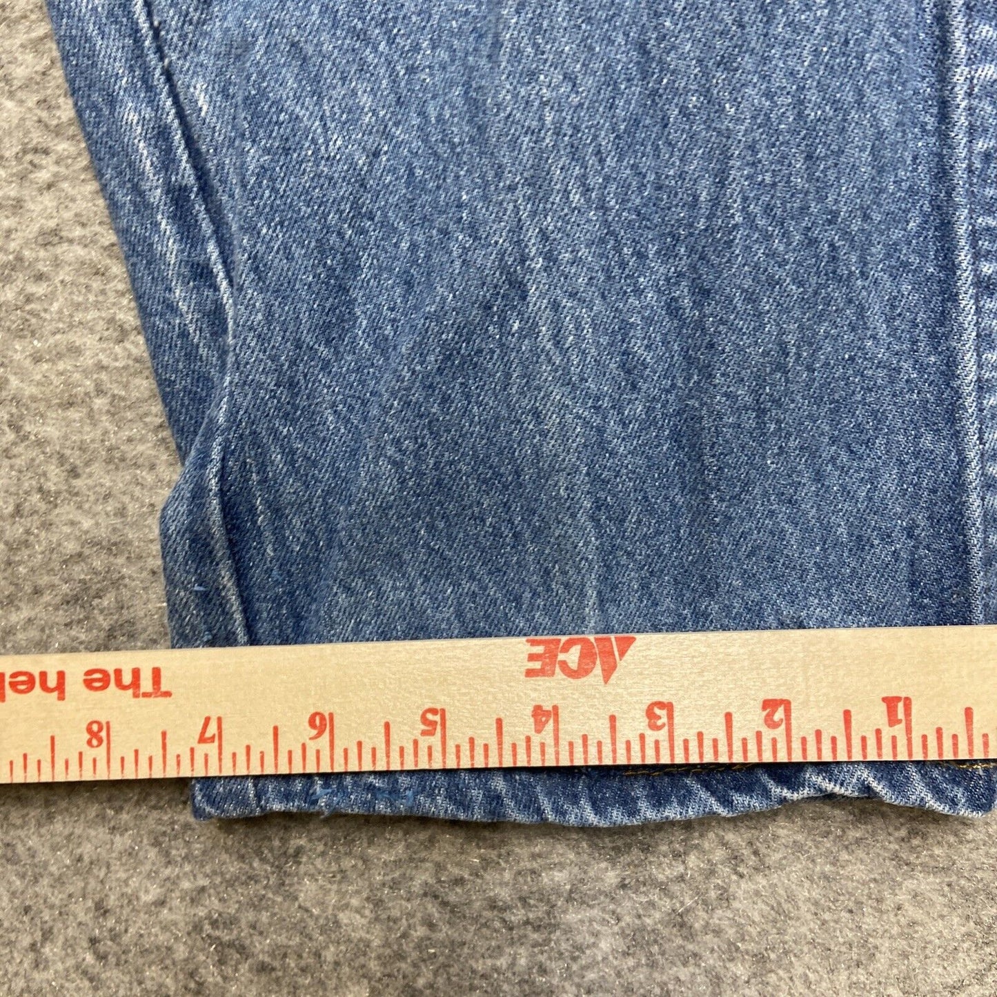 Levi's Strauss Signature Cropped Jeans Men Size 46x32 Blue Denim