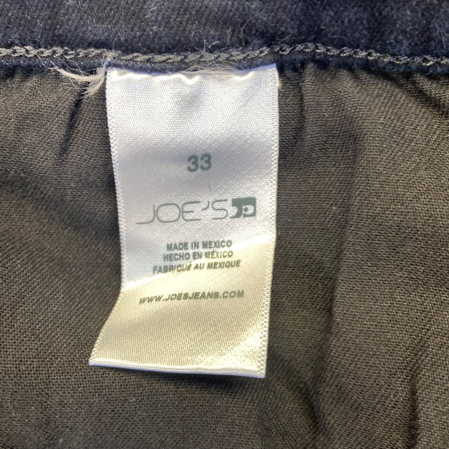 Joe's Jeans Men's Slim Jeans Size 33 Blue Dark Wash Denim