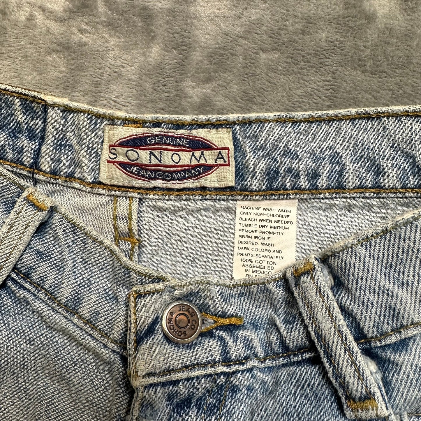 SONOMA Slim Straight Jeans Women's Size 9 Blue Denim