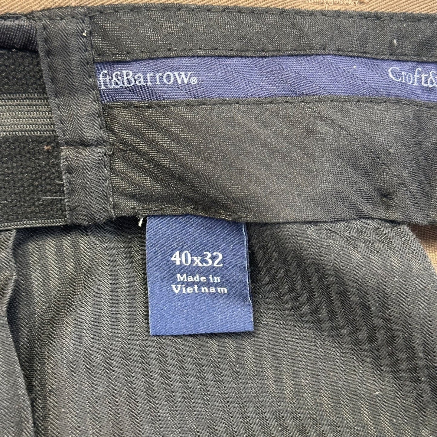 Croft & Barrow Men's Dress Pants Size 40x32 Brown