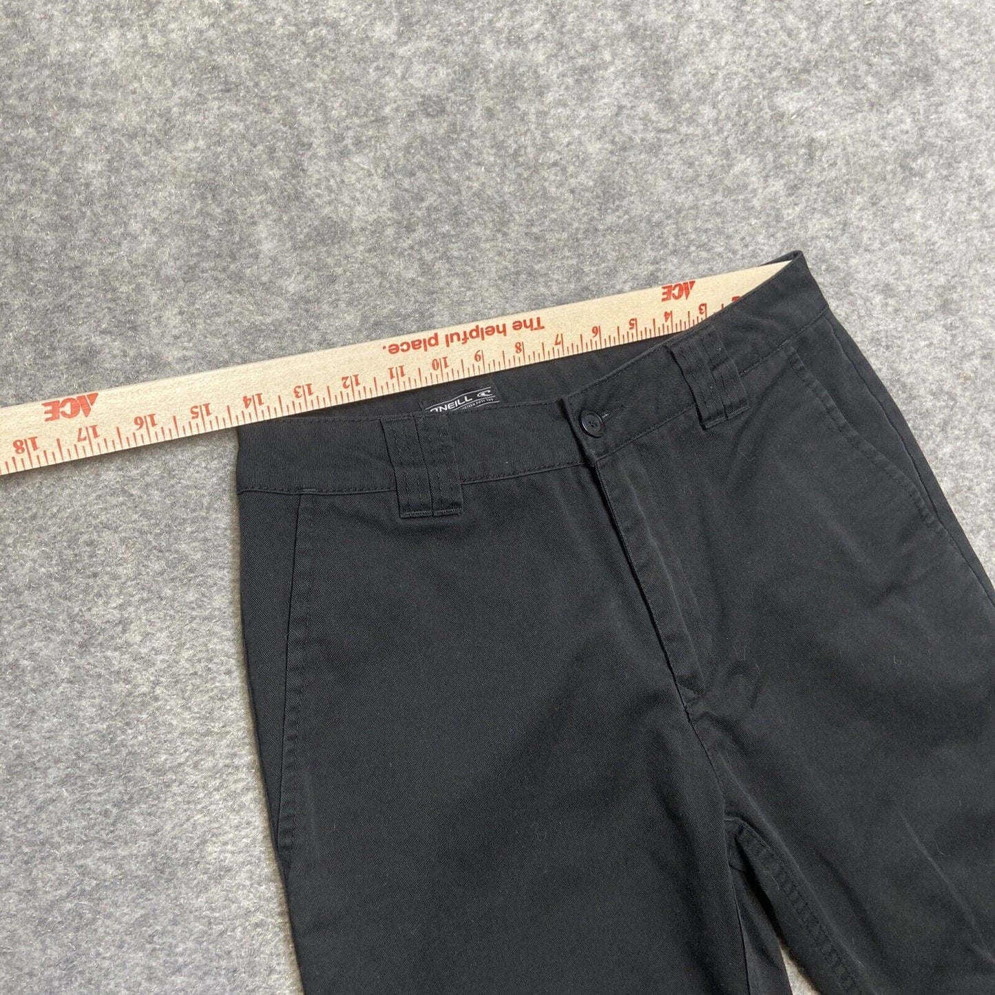 O'Neil Straight Fit Chino Pants Men's Size 28 Black Casual Pants