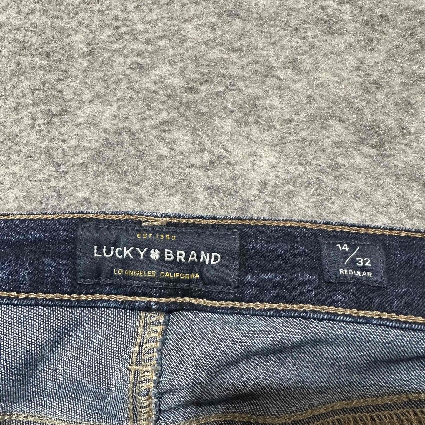 Lucky Brand Women' Lolita Skinny Jeans Size 14/32 Regular Blue Dark Wash Denim