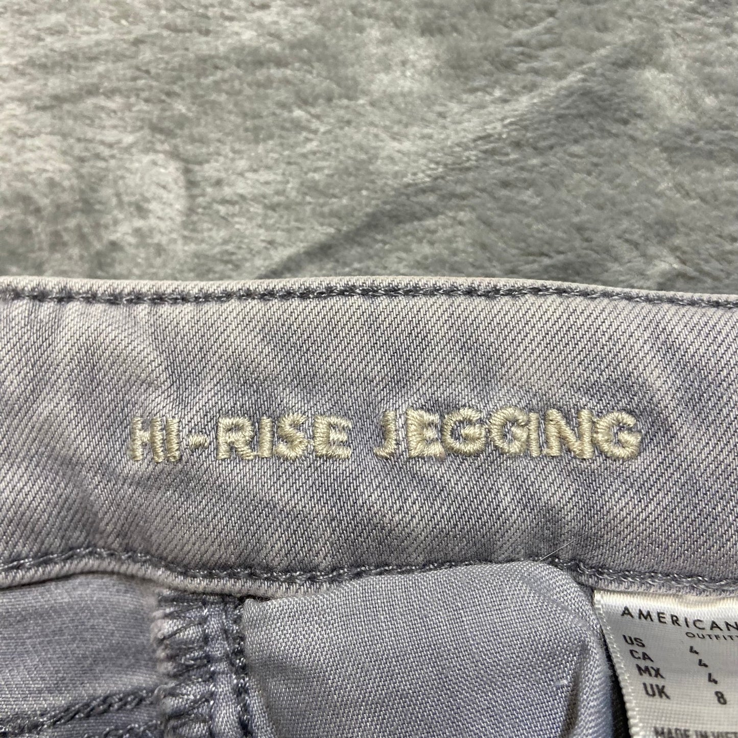 American Eagle Ne(x)t Level Stretch Hi Rise Jegging Women's Sz 4 Gray Denim