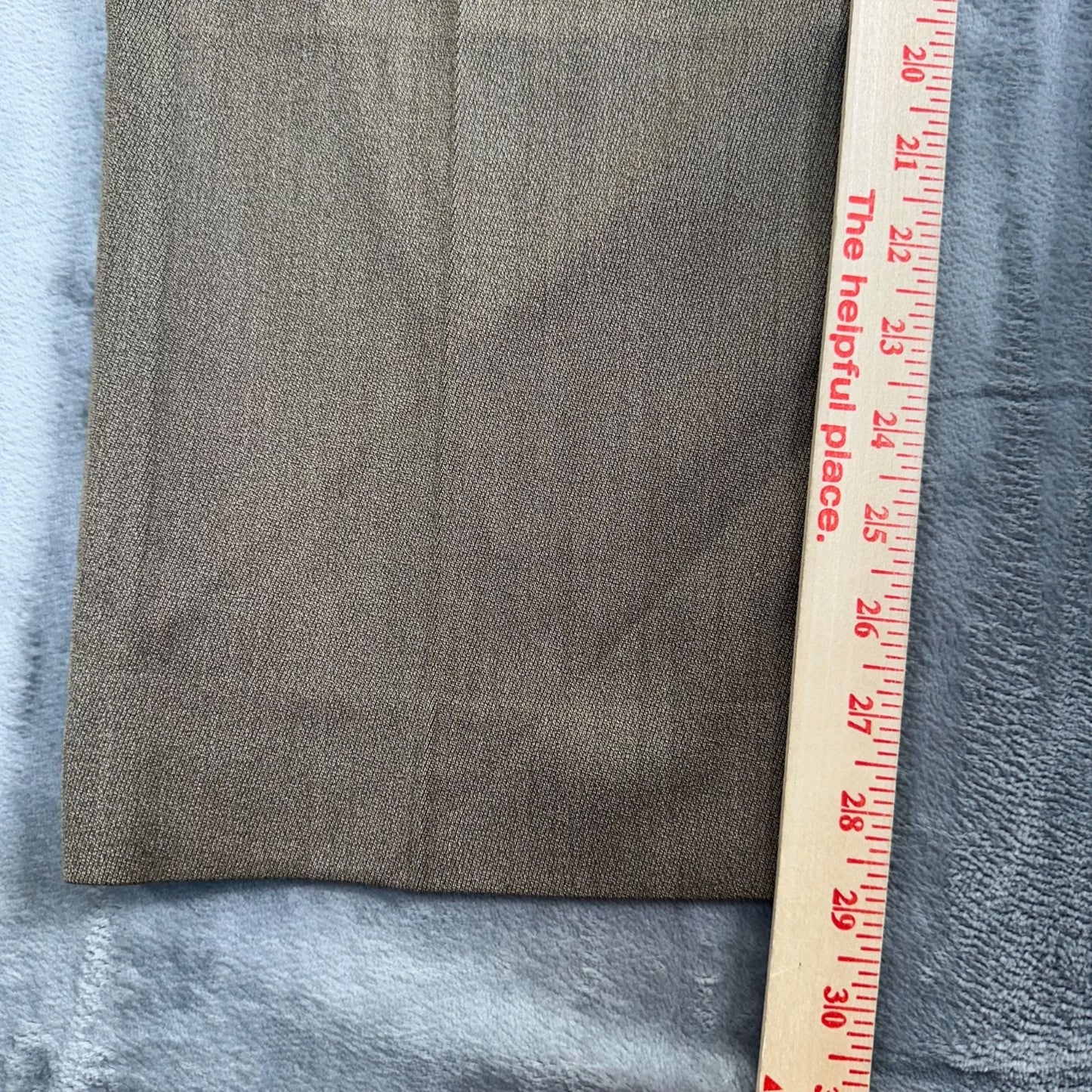 Grant Thomas Men's Dress Pants Straight 38x30 Brown Wool